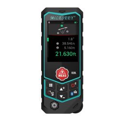 Mileseey R2B - laser distance meter: 100 m, marking laser, 3D (between any two points) measurement, measuring wheel, bluetooth, etc.