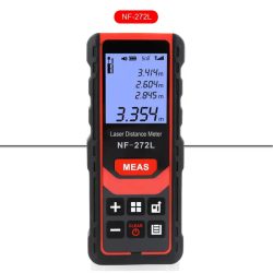 Noyafa NF-272L - Laser Distance Meter: 80 m, digital angle meter, Pythagorean measurement, automatic vertical